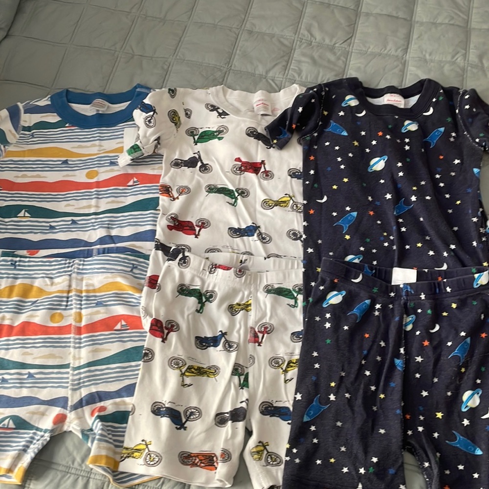Hanna Andersson shirt sleeve pajamas size 8 (130)